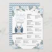 Blauwe boomkorflens wat is er in je Kaart voor paa (Voorkant / Achterkant)