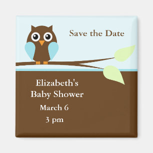 Blauwe boomkorren magneet