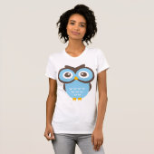 Blauwe boomkorren t-shirt (Voorkant volledig)