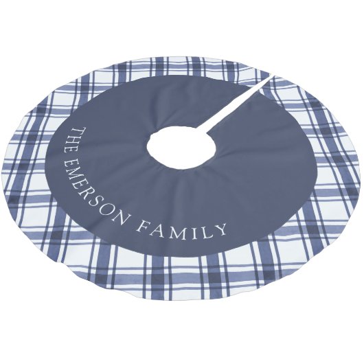 Blauwe boomrok kerstboom rok (Gekanteld)