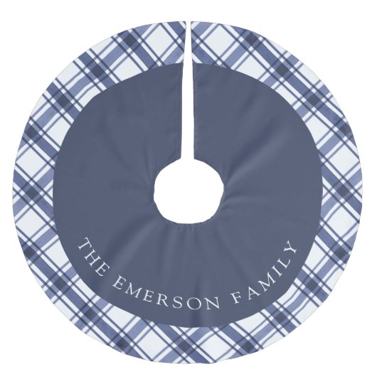 Blauwe boomrok kerstboom rok (Voorkant)