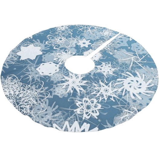 Blauwe boomrok kerstboom rok (Gekanteld)