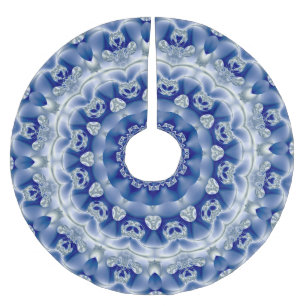 Blauwe boomrok kerstboom rok