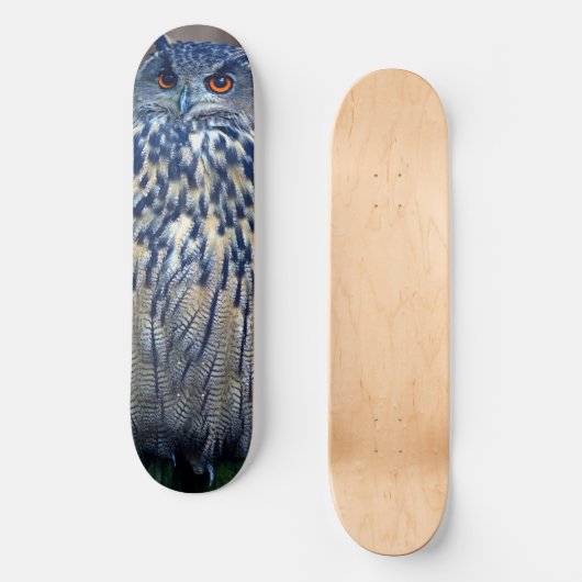 Blauwe boomschaarplaat persoonlijk skateboard (Voorkant)