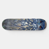 Blauwe boomschaarplaat persoonlijk skateboard (Horizontaal)