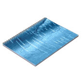 Blauwe boomschors notitieboek (Linkerzijde)