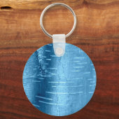 Blauwe boomschors sleutelhanger (Voorkant)