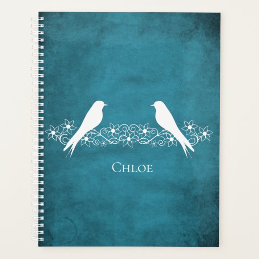 Blauwe boomvogelpest planner (Voorkant)