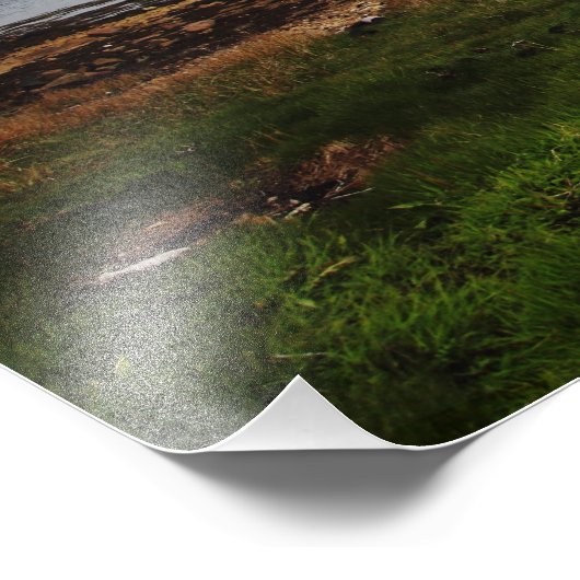 Blauwe boot foto afdruk (Hoek)