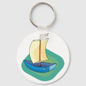 Blauwe boot sleutelhanger (Voorkant)