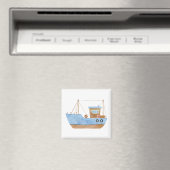 Blauwe Bootmagneet Magneet (Insitu (Vaatwasser))