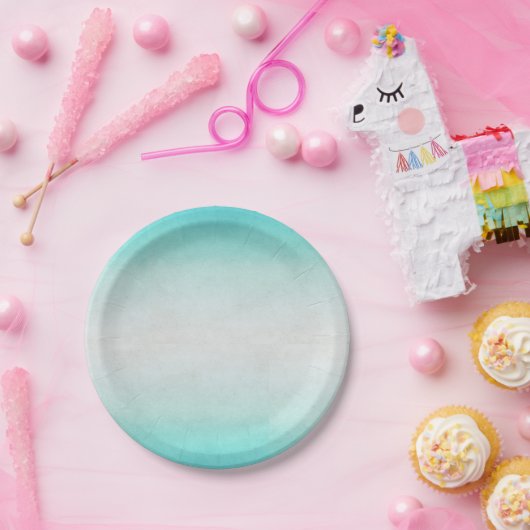 Blauwe Borden Papieren Bordje (Feest)