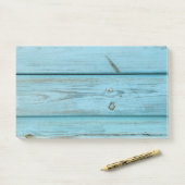 blauwe borden post-it® notes (Op bureau)