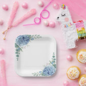 Blauwe Borden voor brandkranen Papieren Bordje (Feest)