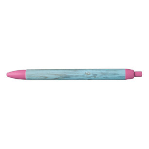 blauwe borden zwarte inkt pen