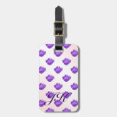 Blauwe bosbessen en roam bagagelabel (Voorkant verticaal)