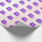 Blauwe bosbessen en roam cadeaupapier (Hoek)