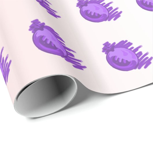 Blauwe bosbessen en roam cadeaupapier (Rol Hoek)