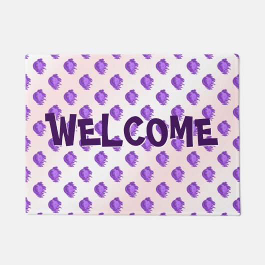 Blauwe bosbessen en roam deurmat (Voorkant)