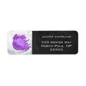 Blauwe bosbessen en roam etiket (Voorkant)