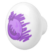 Blauwe bosbessen en roam keramische knop (Rechts)