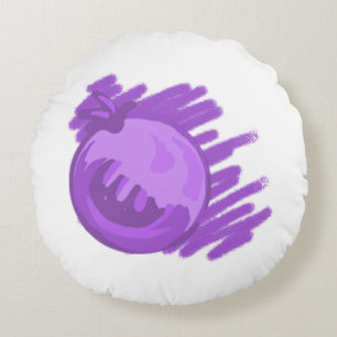 Blauwe bosbessen en roam rond kussen