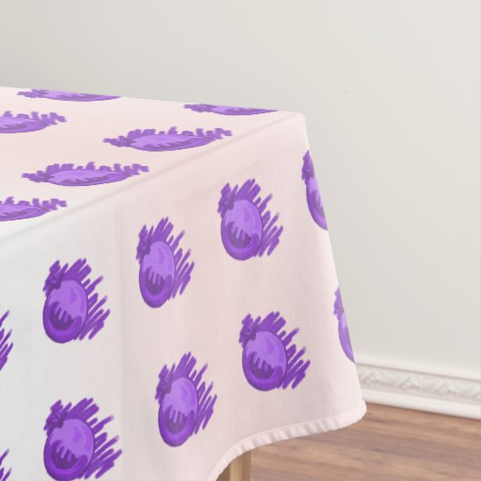 Blauwe bosbessen en roam tafelkleed (Voorbeeld)