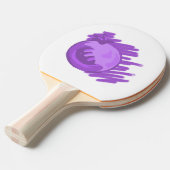 Blauwe bosbessen en roam tafeltennisbatje (Voorkant Gekanteld)