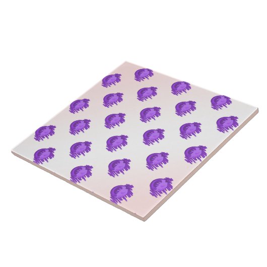 Blauwe bosbessen en roam tegeltje (Zijkant)