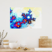 Blauwe bosbessen poster (Keuken)