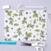 Blauwe bosbessen, vers tissuepapier (Craft)