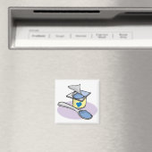 blauwe bosbessenyoghurt magneet (Insitu (Vaatwasser))