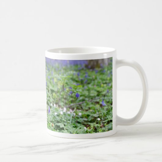 Blauwe bosklokjes bos koffiemok (Rechts)