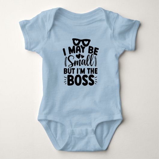 Blauwe Boss Baby Jongens Onesie Romper (Voorkant)