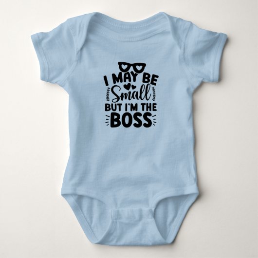 Blauwe Boss Baby Jongenspak Romper (Voorkant)