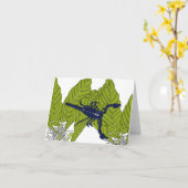 Blauwe bosschorpioen kaart (Gele Bloem)