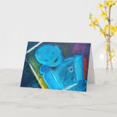 Blauwe bot kaart van Brad Hines (Gele Bloem)