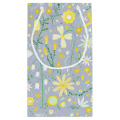  blauwe botanische wilde bloemen klein cadeauzakje (Achterkant)