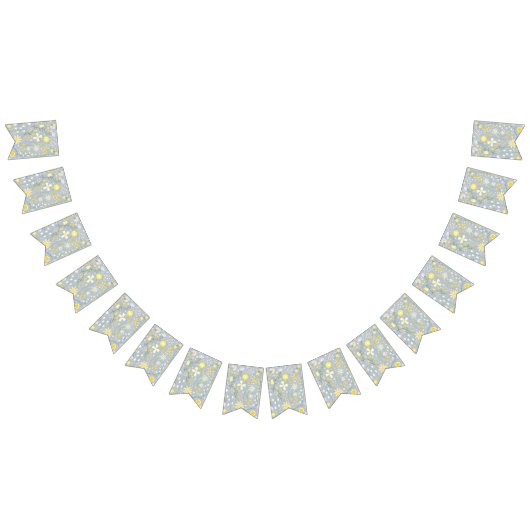  blauwe botanische wilde bloemen vlaggetjes (Alle)