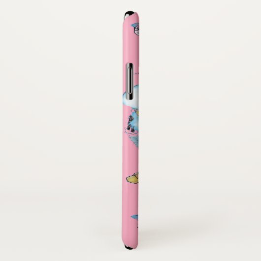Blauwe boten Waterverf roze Case-Mate iPhone Case (Achterkant / rechts)