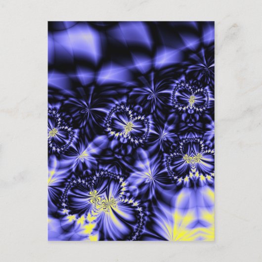 Blauwe boter briefkaart (Voorkant)