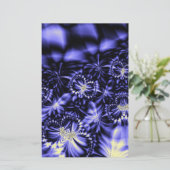 Blauwe boter briefpapier (Staand voorkant)