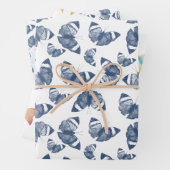 Blauwe boter inpakpapier vel (In situ)