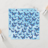 Blauwe boter kaart (Voorkant / Achterkant in situ)