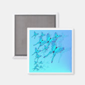 Blauwe boter Magnet (Voorkant / Achterkant)