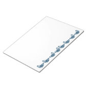 Blauwe boter notitieblok (Schuin)