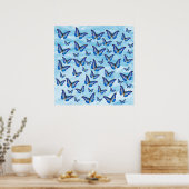 Blauwe boter poster (Keuken)