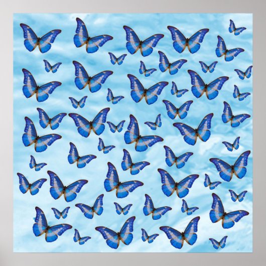 Blauwe boter poster (Voorkant)