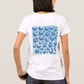 Blauwe boter t-shirt (Achterkant)