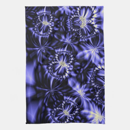 Blauwe boter theedoek (Verticaal)